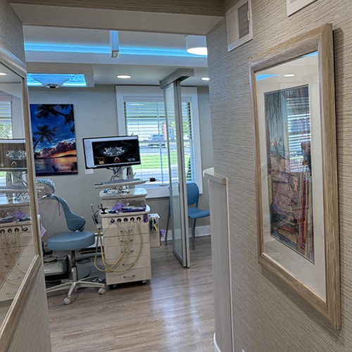 Office tour hallway at Korch Orthodontics